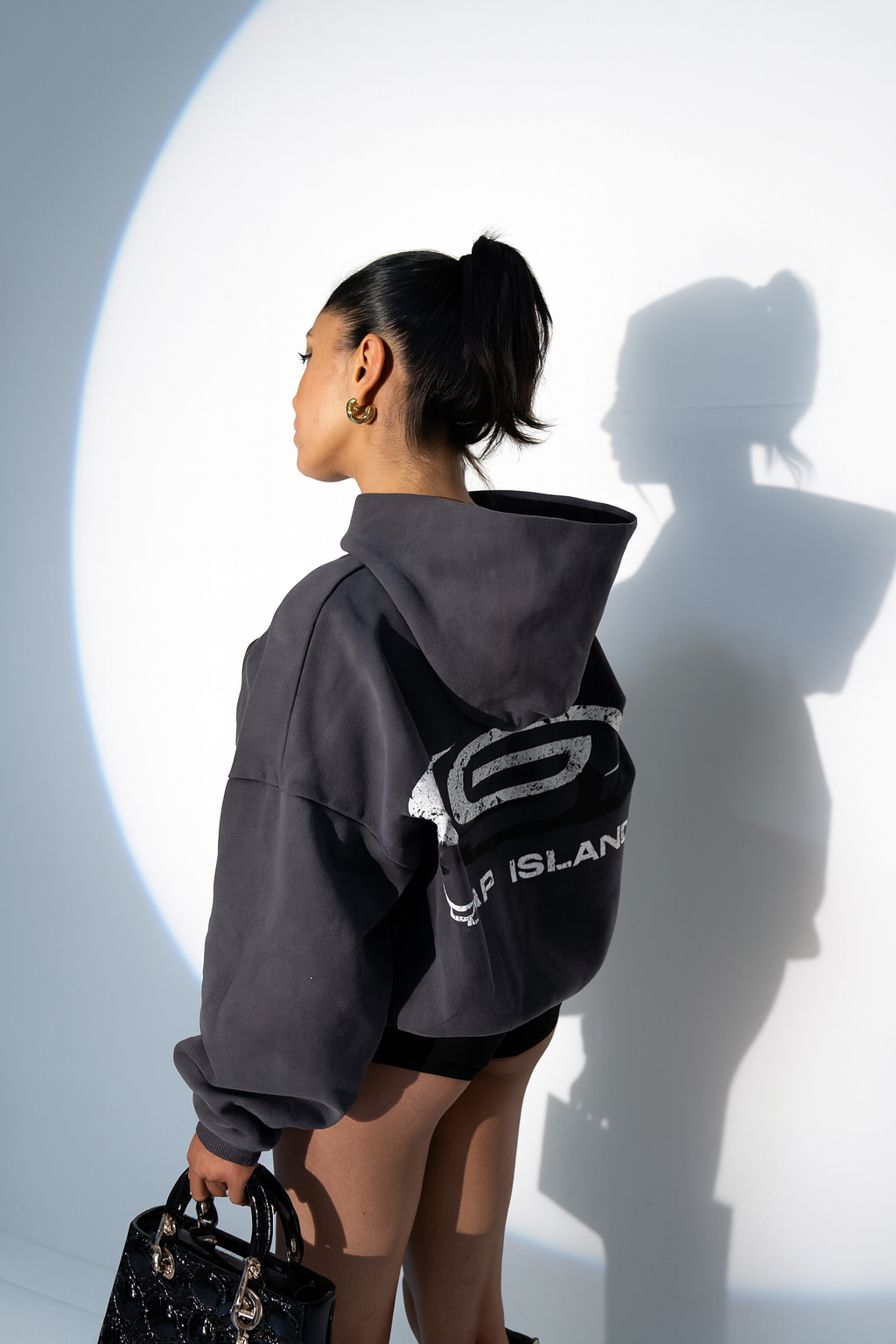 GALLERIA V1 — Hoodie Dark Stone Grey