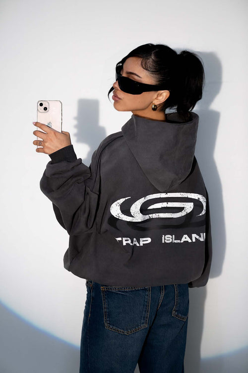 GALLERIA V1 — Hoodie Dark Stone Grey